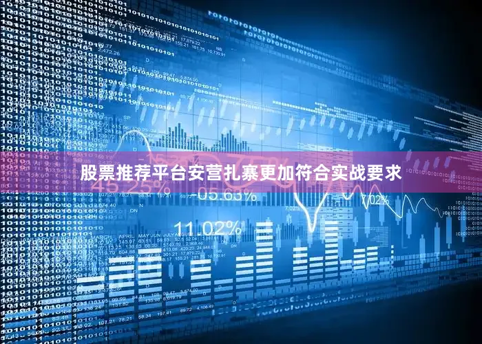 股票推荐平台安营扎寨更加符合实战要求
